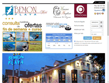 Tablet Screenshot of bemonplaya.es